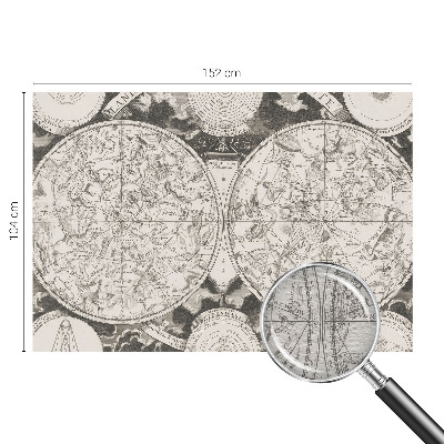 Vliesová fototapeta na stenu Hviezdna mapa