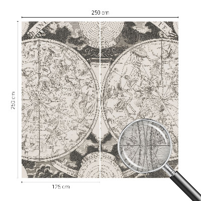 Vliesová fototapeta na stenu Hviezdna mapa
