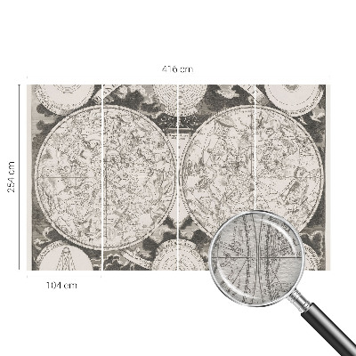 Vliesová fototapeta na stenu Hviezdna mapa