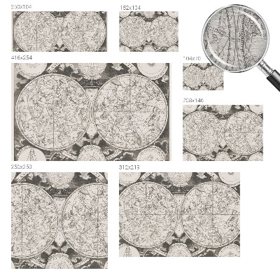 Vliesová fototapeta na stenu Hviezdna mapa