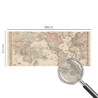 Vliesová tapeta na stenu Historická mapa