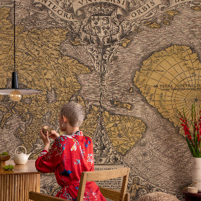 Fototapeta do obývačky Historická kartografia