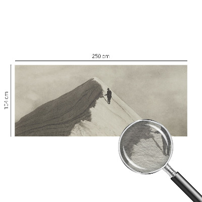 Vliesová fototapeta pre deti Osamelý horolezec