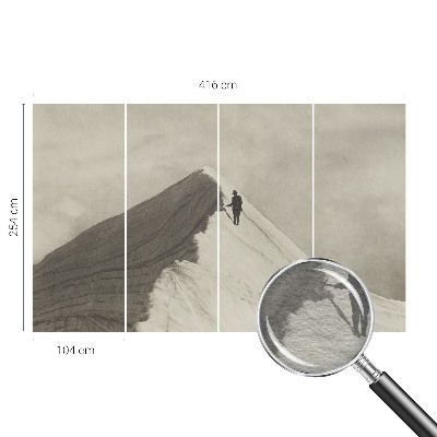 Vliesová fototapeta pre deti Osamelý horolezec