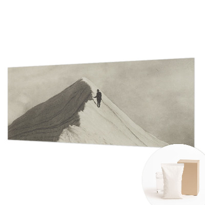 Vliesová fototapeta pre deti Osamelý horolezec