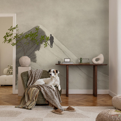 Vliesová fototapeta pre deti Osamelý horolezec