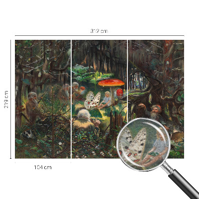 Fototapeta s potlačou na vliese Rozprávkový les