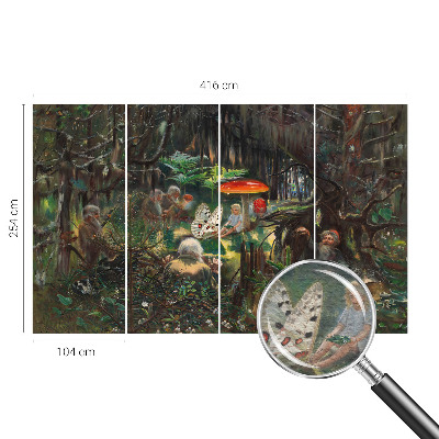 Fototapeta s potlačou na vliese Rozprávkový les