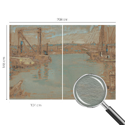 Moderná fototapeta na mieru Výhľady na prístav