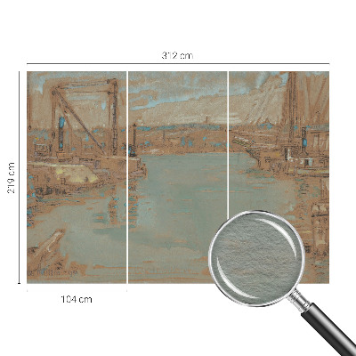 Moderná fototapeta na mieru Výhľady na prístav