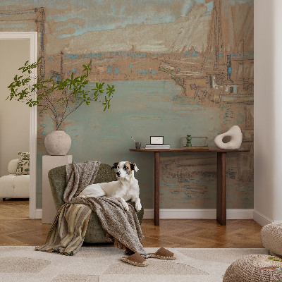 Moderná fototapeta na mieru Výhľady na prístav