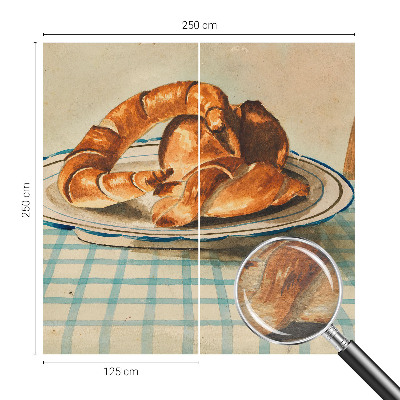 Vliesová tapeta na stenu Pečené dobroty z kuchyne