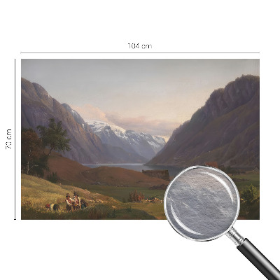 Vliesová fototapeta do spálne Horská panoráma