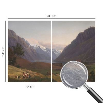 Vliesová fototapeta do spálne Horská panoráma