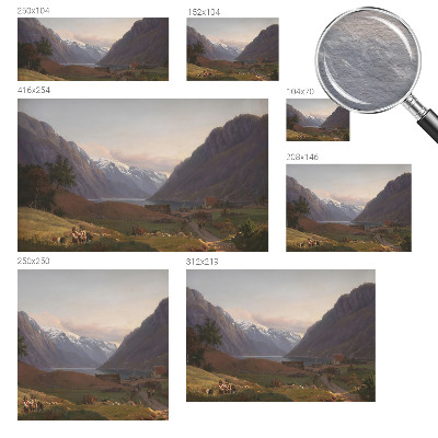 Vliesová fototapeta do spálne Horská panoráma