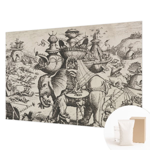 Fotografická tapeta vliesová Groteskná bitka