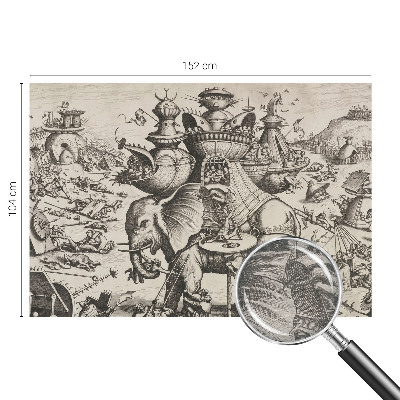 Fotografická tapeta vliesová Groteskná bitka