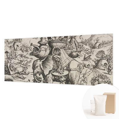 Fotografická tapeta vliesová Groteskná bitka