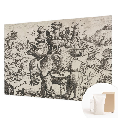 Fotografická tapeta vliesová Groteskná bitka