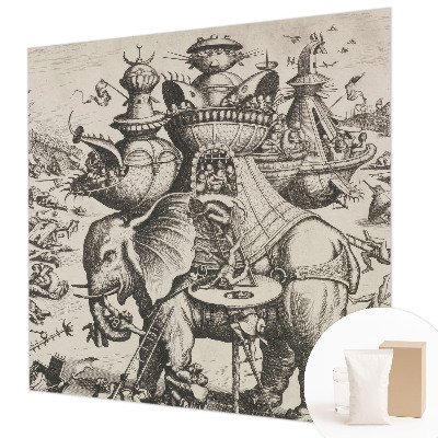 Fotografická tapeta vliesová Groteskná bitka