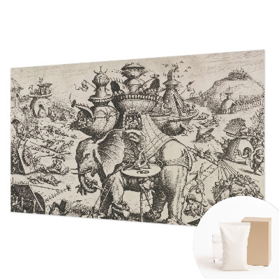 Fotografická tapeta vliesová Groteskná bitka