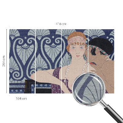 Moderná fototapeta na mieru Umelecký pár