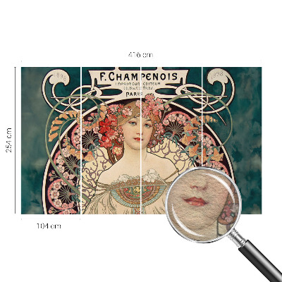 Fototapeta na mieru do obývačky Kvetinová symetria