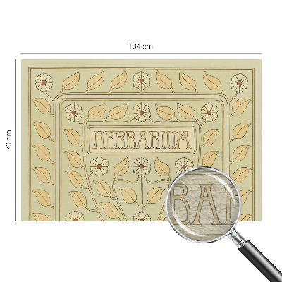 Fototapeta do obývačky Rastlinná ozdoba