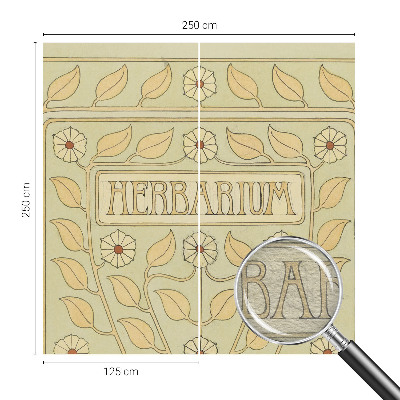 Fototapeta do obývačky Rastlinná ozdoba