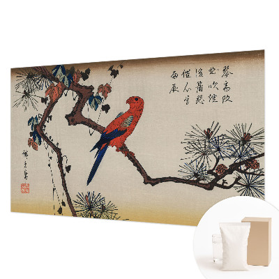 Fotografická tapeta na vliese Vták na konári