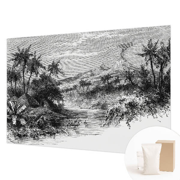 Fototapeta s potlačou na vliese Exotická panoráma