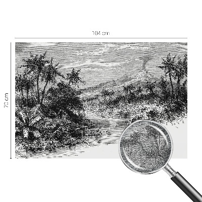 Fototapeta s potlačou na vliese Exotická panoráma