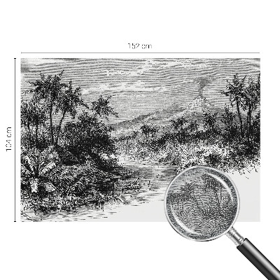 Fototapeta s potlačou na vliese Exotická panoráma