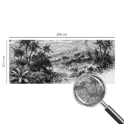 Fototapeta s potlačou na vliese Exotická panoráma