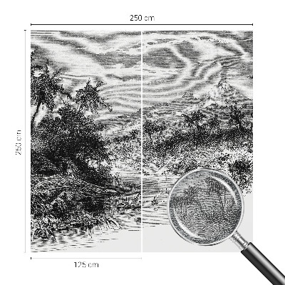 Fototapeta s potlačou na vliese Exotická panoráma