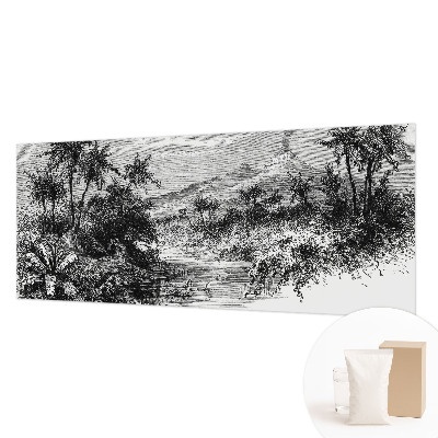 Fototapeta s potlačou na vliese Exotická panoráma