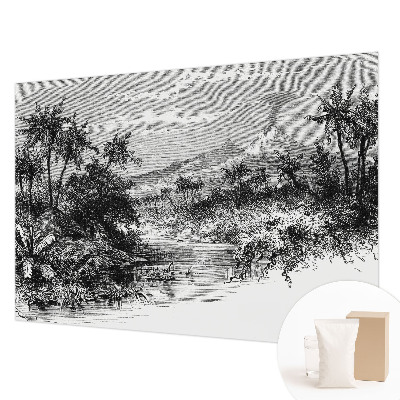 Fototapeta s potlačou na vliese Exotická panoráma