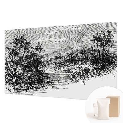 Fototapeta s potlačou na vliese Exotická panoráma