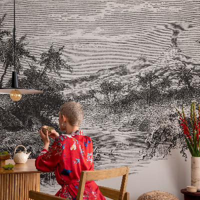 Fototapeta s potlačou na vliese Exotická panoráma