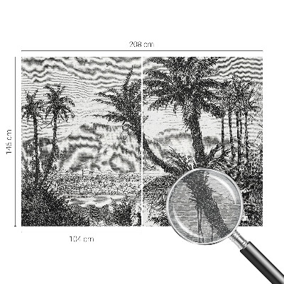 Vliesová fototapeta s potlačou Tropická oáza