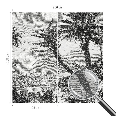 Vliesová fototapeta s potlačou Tropická oáza