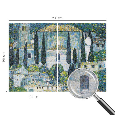 Moderná fototapeta na mieru Cyprusové domy