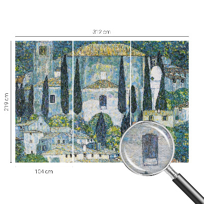 Moderná fototapeta na mieru Cyprusové domy