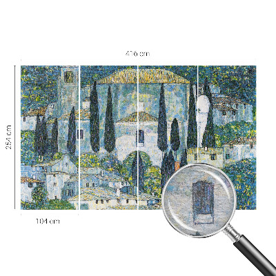 Moderná fototapeta na mieru Cyprusové domy