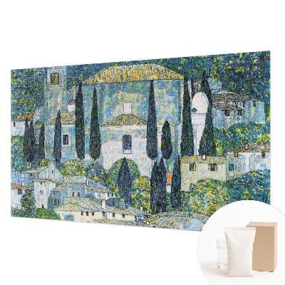 Moderná fototapeta na mieru Cyprusové domy