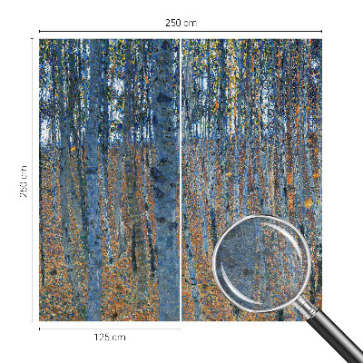 Fototapeta na mieru do obývačky Brezový les