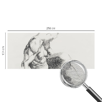 Vliesová fototapeta na stenu Mužská skica