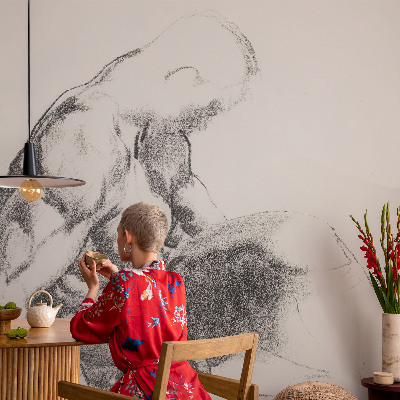 Vliesová fototapeta na stenu Mužská skica