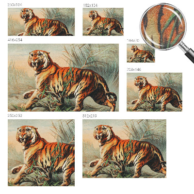 Vliesová fototapeta do obývačky Tigria príroda