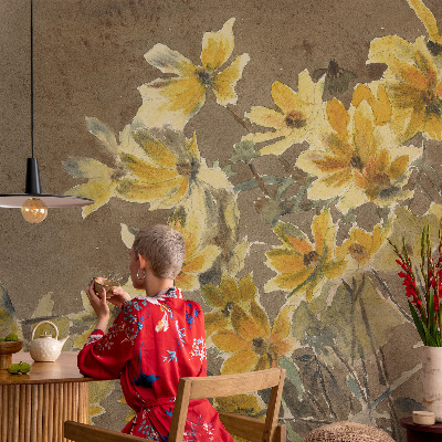 Vliesová fototapeta pre deti Slnečná kytica